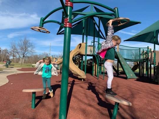 Some silliness while waiting for John, sick with the flu and pneumonia, to finish at urgent care.