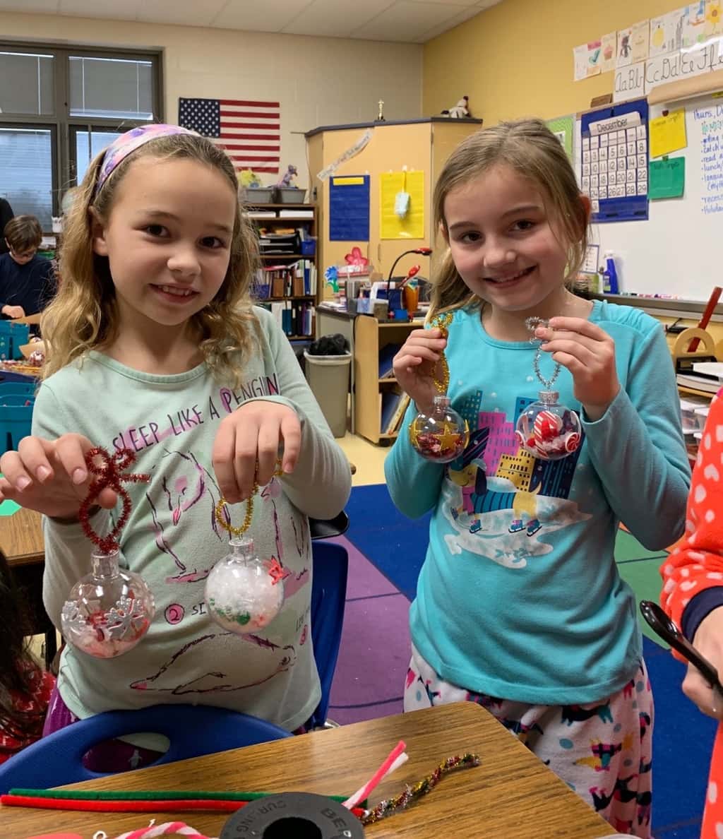 Abby liked her class Christmas party too!