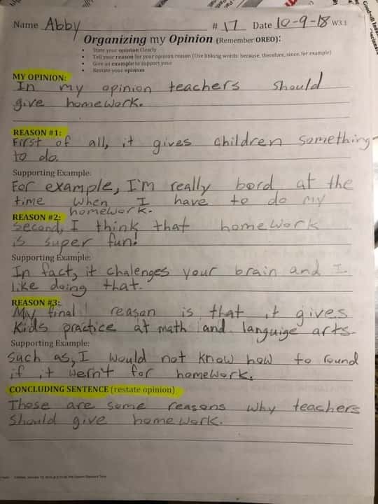 Guess we’ll need to come up with some homework over winter break!