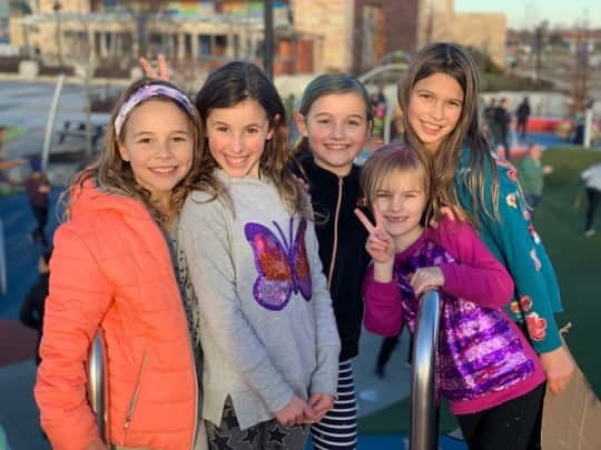 First time ice skating! Everyone except Josie loved it, but she did like that we ran into some friends at Summit Park.