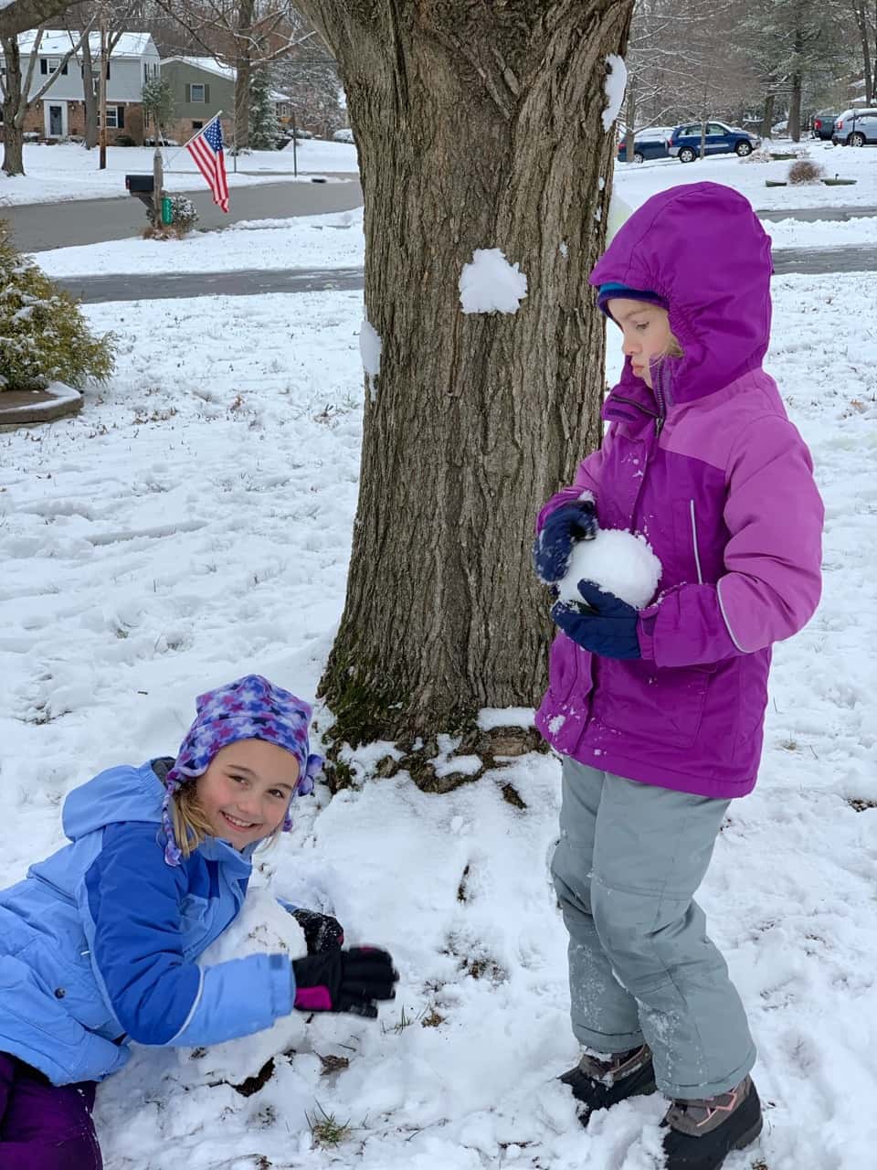 First snow of the year: a fun afternoon!