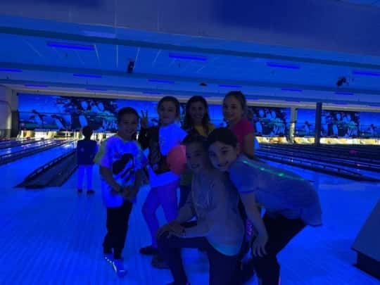 Our Brownies hosted Cosmic Bowling - sold out alley with 144 girls from 13 troops!