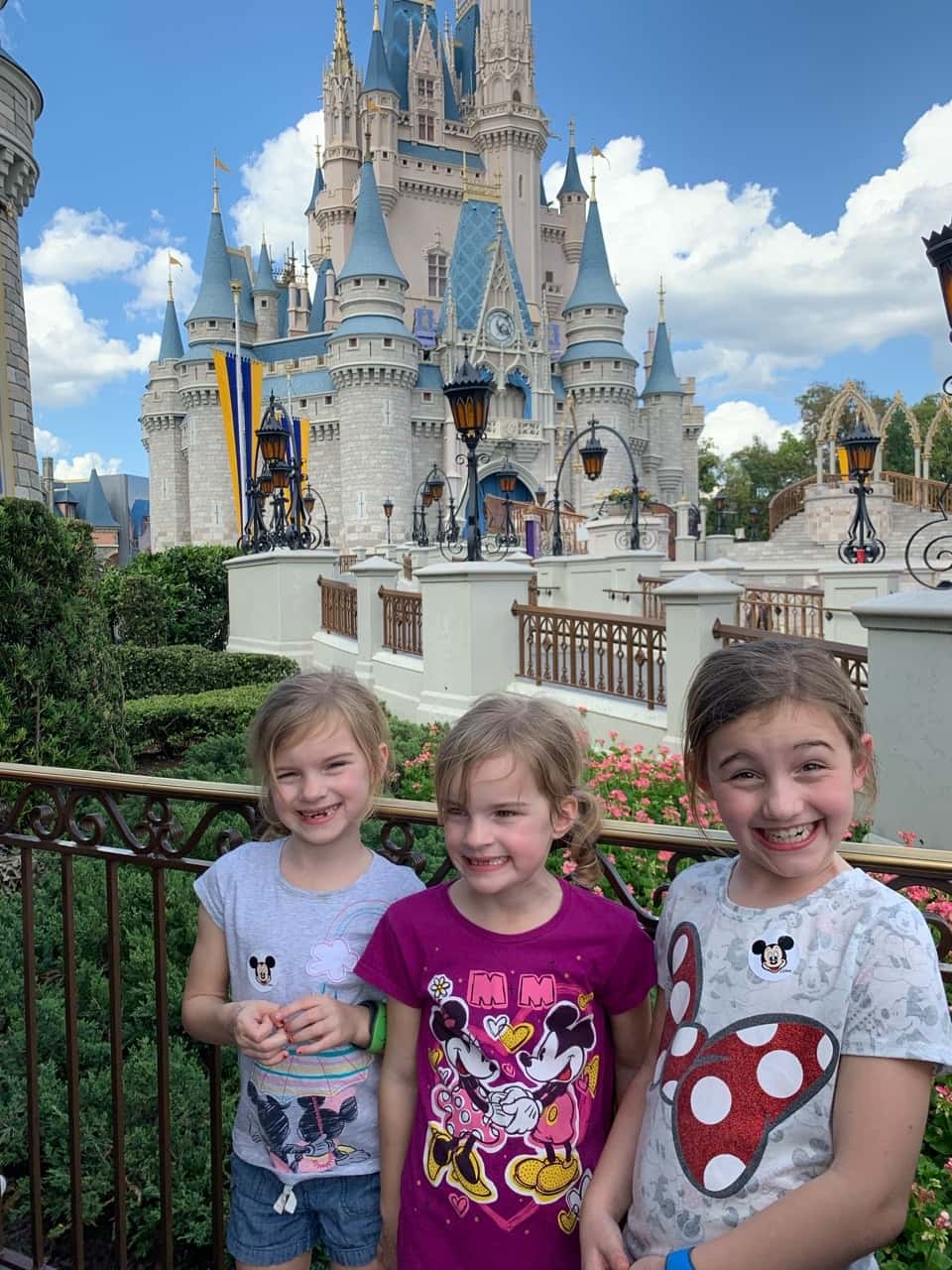 We had a magical day at Magic Kingdom. Abby and Gwen loved Big Thunder Mountain. Josie loved Buzz Lightyear’s Space Ranger spin, and got a big kick out of the Monsters Inc. Laugh Floor. The crowds were massive! With a three hour wait, we didn’t get to ride Seven Drawfs Mine Train, but we did get to ride almost everything else on our list and more. We were there first thing at rope drop and then stayed for the closing fireworks.