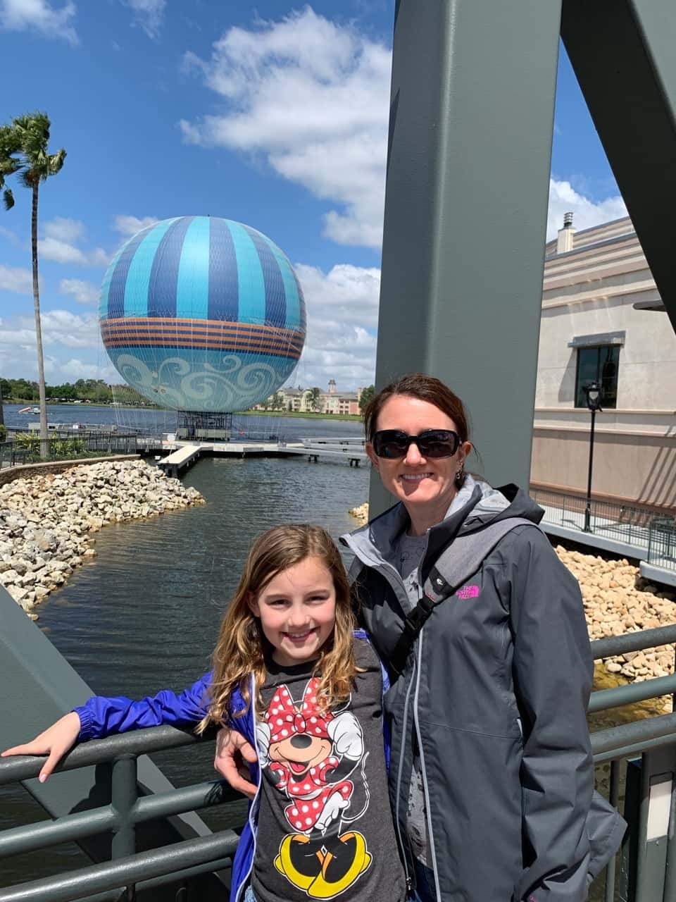 Our “restful” resort day at Disney included a thunderstorm, high winds, and cooler temps. We still enjoyed some arcade fun, lunch at Disney Springs, a surrey bike ride around the Boardwalk, swimming, a boat ride, and entertaining shows on the Boardwalk. Thank goodness the pools are heated!