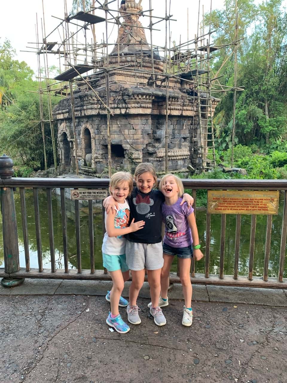 A few more Animal Kingdom photos. Gwen and Abby loved riding the Expedition Everest roller coaster. We all enjoyed the Finding Nemo musical, especially since it got us off our feet, out of the afternoon sun, and away from the massive crowds for a bit.
