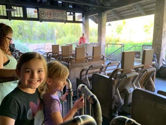 A few more Animal Kingdom photos. Gwen and Abby loved riding the Expedition Everest roller coaster. We all enjoyed the Finding Nemo musical, especially since it got us off our feet, out of the afternoon sun, and away from the massive crowds for a bit.