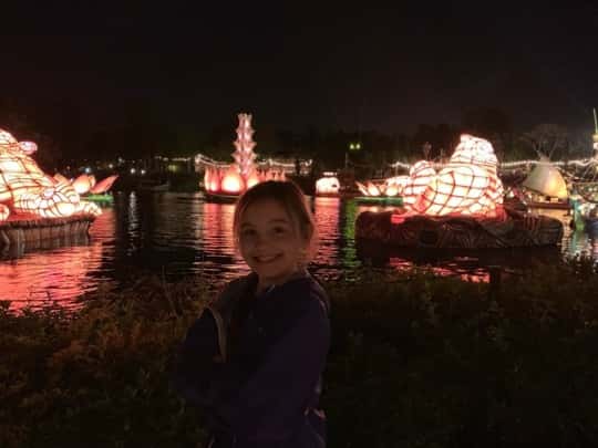 A few more Animal Kingdom photos. Gwen and Abby loved riding the Expedition Everest roller coaster. We all enjoyed the Finding Nemo musical, especially since it got us off our feet, out of the afternoon sun, and away from the massive crowds for a bit.