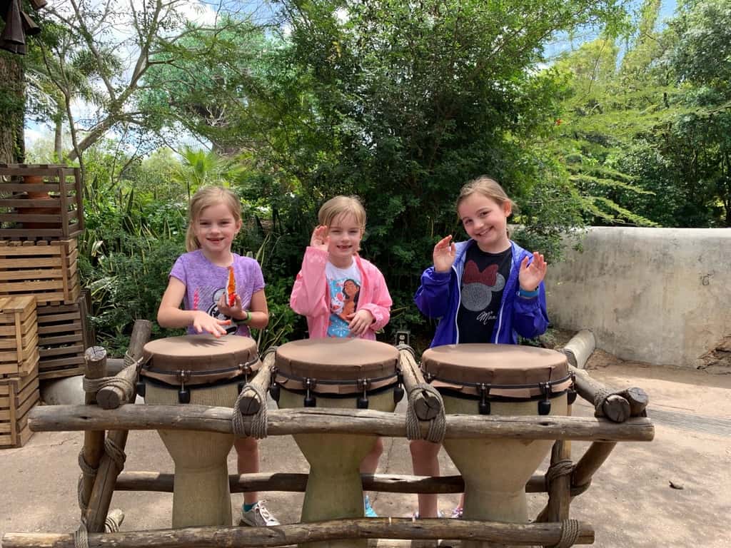We had a great day at Animal Kingdom! These photos were some highlights from Discovery Island and Africa. We especially loved the African safari and food, the Lion King show, and the Nature Explorerer scavenger hunt!