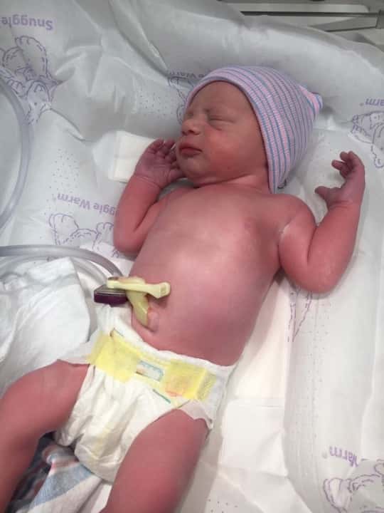 Big day! Easter egg hunt fun AND a new baby!