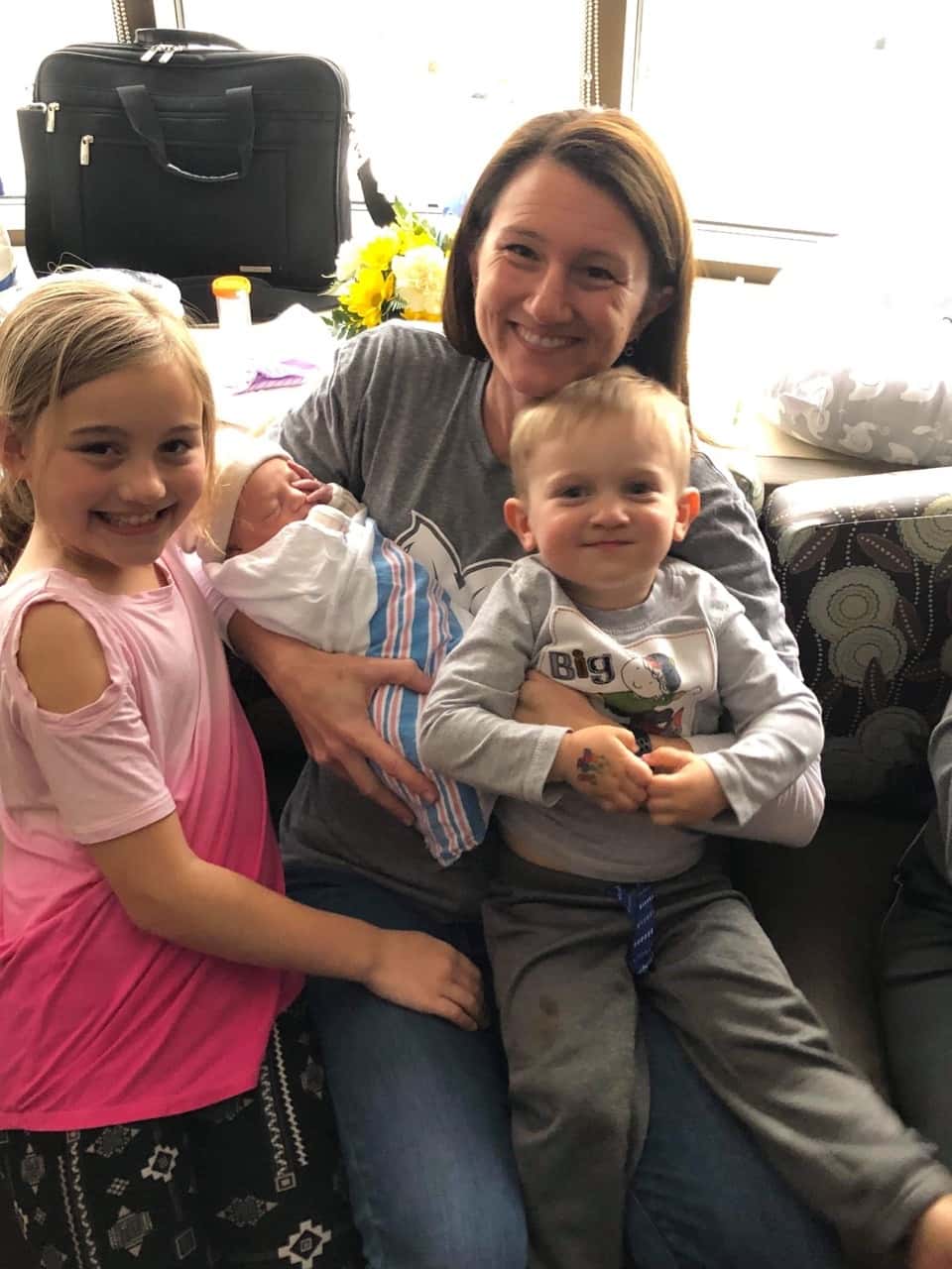 So happy we got the chance to meet our newest family member today. So cute and healthy. He just doesn’t have a name yet!