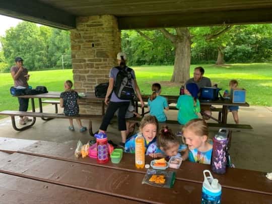 So proud of these intrepid, outdoorsy girls! I’m amazed by how far we hiked and how well everyone did on our first Daisy Girl Scout hike.