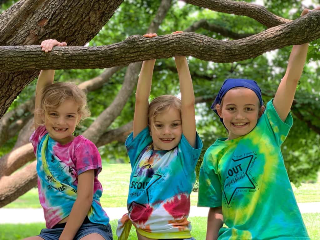 When you find a perfect climbing tree on a beautiful day, you take a few cute girl pictures.