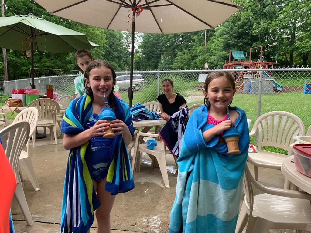 An extra fun day with a mini-swim meet, a dance rehearsal, and a “Nabby” 9th birthday party!