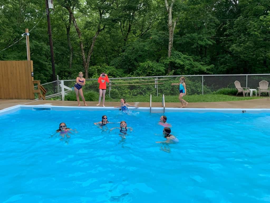 An extra fun day with a mini-swim meet, a dance rehearsal, and a “Nabby” 9th birthday party!