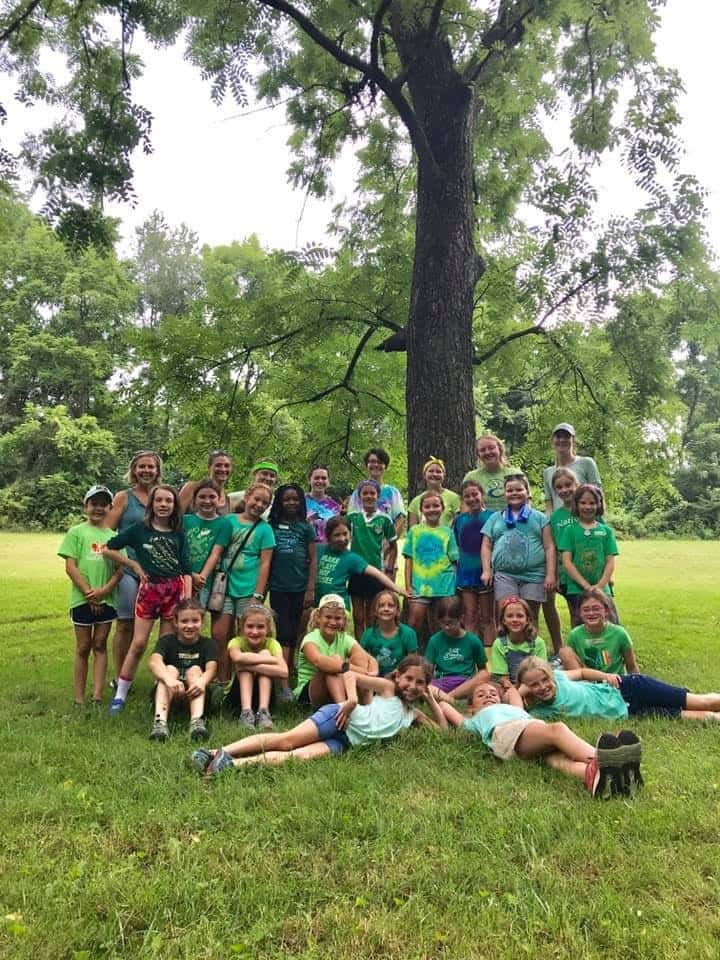 I was so worried, but Abby is doing great adventuring without me in green. And, although they were conflicted about attending, Gwen and Josie are fully embracing the experience and loving Girl Scout camp!