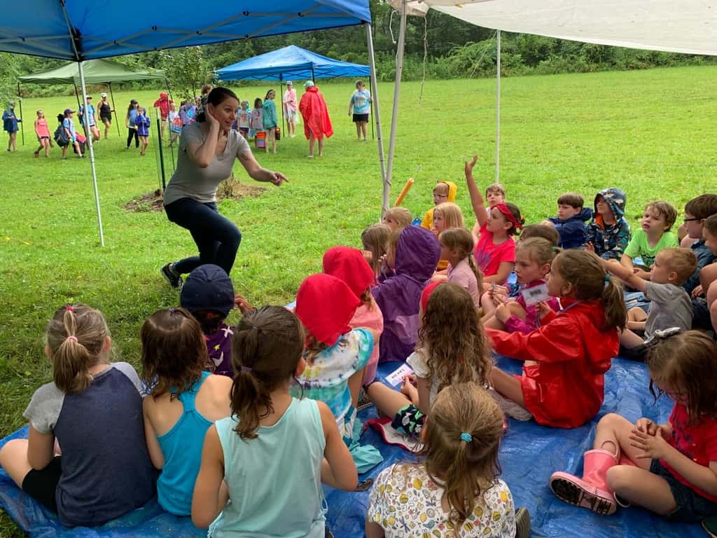We had an adventure today! It was a very wet and stormy day, but still a pretty good day at Girl Scout camp. The best part? Our guest speaker and her message: “work hard, study hard, don’t be afraid to fail.”