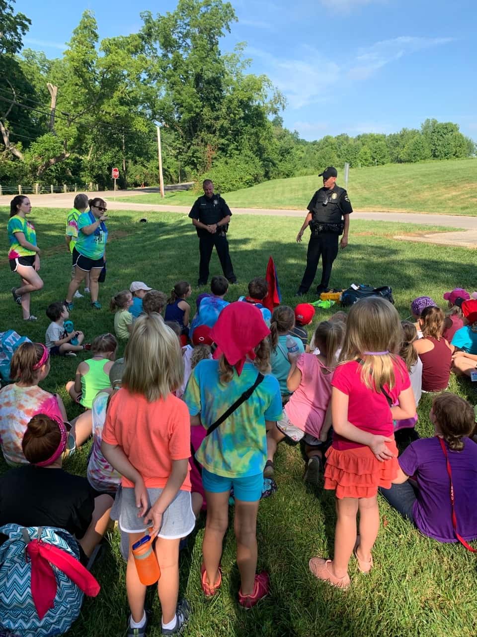 With a space camp theme, we had to bring John’s rocket launcher to camp. The girls loved it!