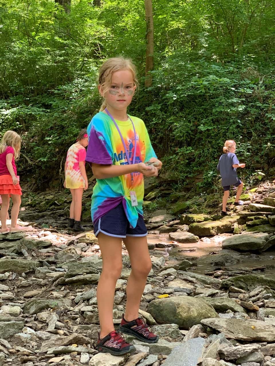 With a space camp theme, we had to bring John’s rocket launcher to camp. The girls loved it!