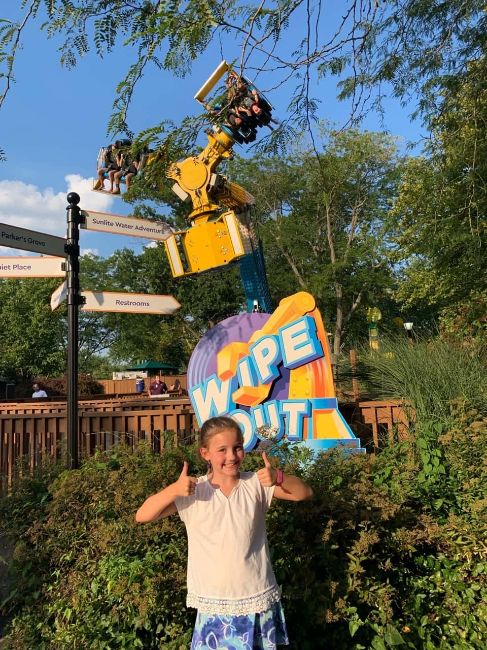 Summer Adventure List: Coney Island! Josie, our fearful-of-heights girl, surprised us by riding not only the ferris wheel, but also the rock-o-plane. Three times! Abby loved Wipe Out, a crazy upside down spinning ride that she was finally tall enough to ride this year. Gwen still likes the Tilt-o-whirl best.