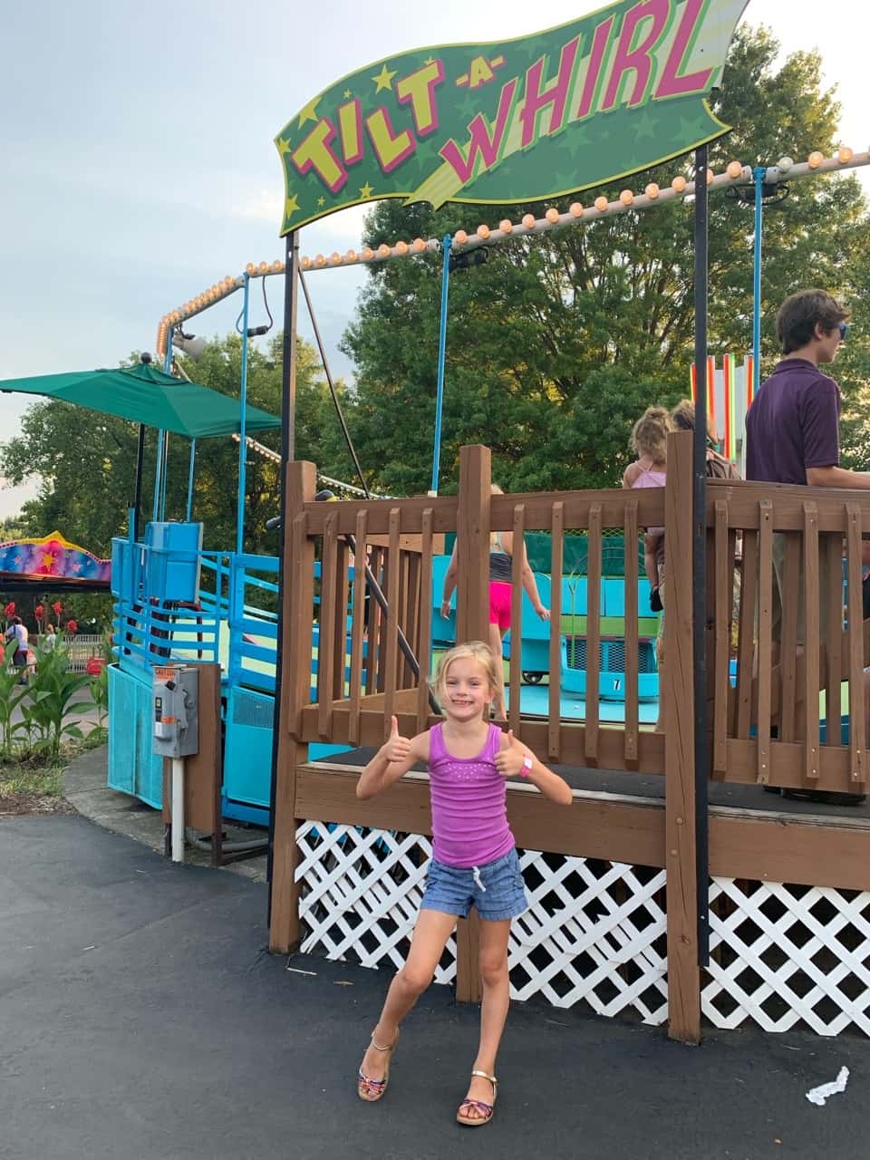 Summer Adventure List: Coney Island! Josie, our fearful-of-heights girl, surprised us by riding not only the ferris wheel, but also the rock-o-plane. Three times! Abby loved Wipe Out, a crazy upside down spinning ride that she was finally tall enough to ride this year. Gwen still likes the Tilt-o-whirl best.
