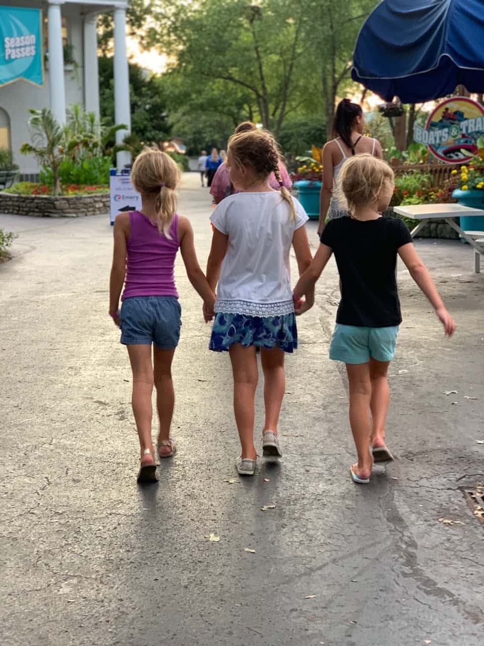 Summer Adventure List: Coney Island! Josie, our fearful-of-heights girl, surprised us by riding not only the ferris wheel, but also the rock-o-plane. Three times! Abby loved Wipe Out, a crazy upside down spinning ride that she was finally tall enough to ride this year. Gwen still likes the Tilt-o-whirl best.