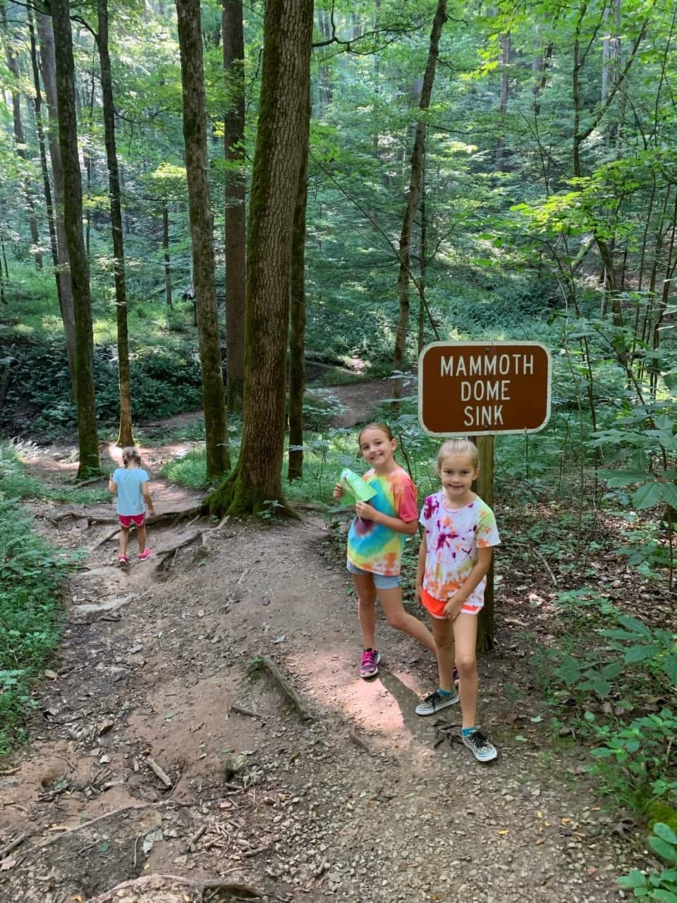 Our quick overnight trip to Mammoth Cave and the Kentucky Horse Park was so much fun! Although Gwen and Josie weren’t quite ready to tour a cave for two hours, Abby and John loved their historic cave tour. (We enjoyed the Sloan’s Pond walk led by a park ranger.) So many great hikes, and they were sworn in as Junior Rangers!