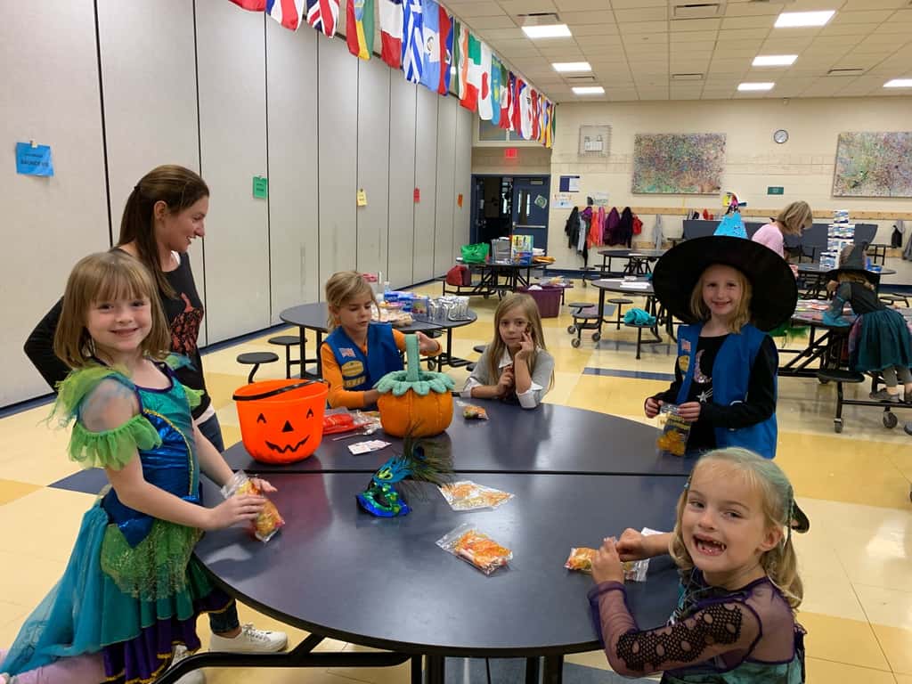 Girl Scout Halloween and Juliet Gordon Low birthday fun