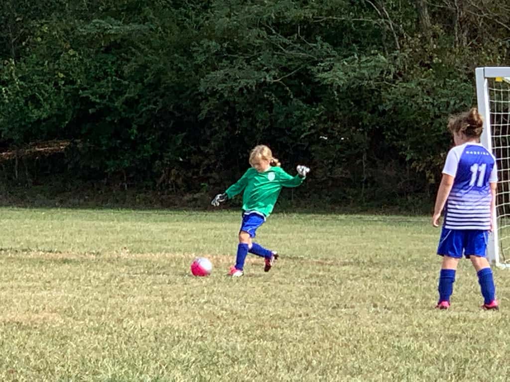 What a busy, but fun day! Gwen and Josie started our day with a 1-1 tie against Eastgate. It was their final game before tournaments, and such a pleasure to watch. They’re both developing into such good soccer players, and so close to scoring! Abby filled up the middle of our day with some incredible volleyball playing. She has such a powerful serve. Her team won the first tournament game against Indian Hill by playing their best game of the season. Game two was another really good one, but they lost to Sycamore and were eliminated. She didn’t let that get her down though. She went on to score two goals at soccer, helping to defeat Indian Hill 5-0!