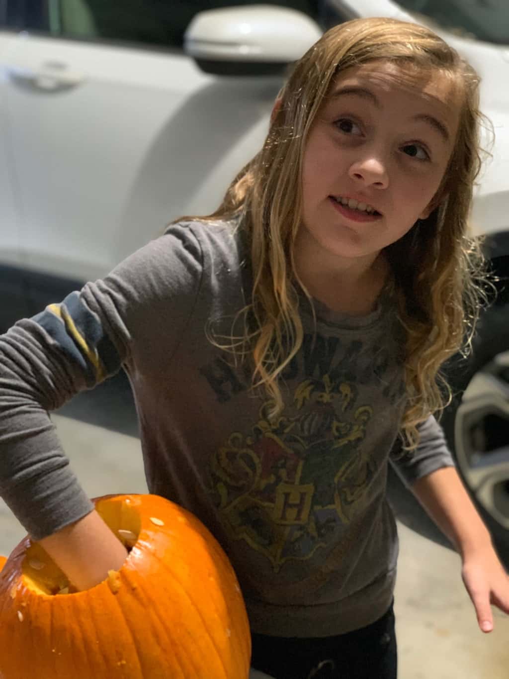 Annual pumpkin carving night!