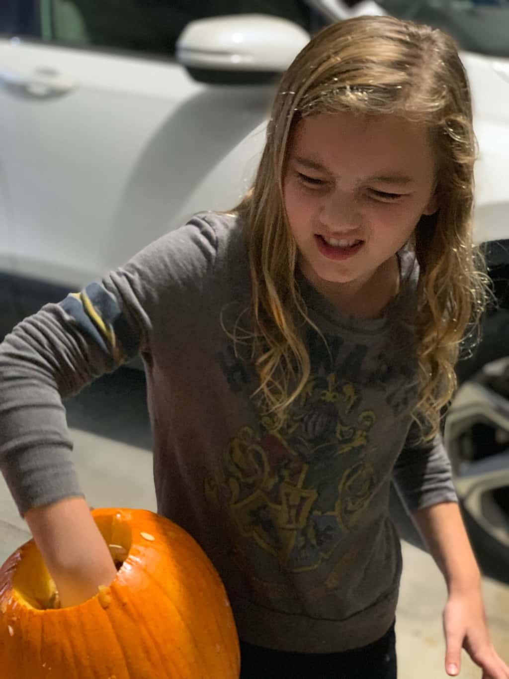 Annual pumpkin carving night!