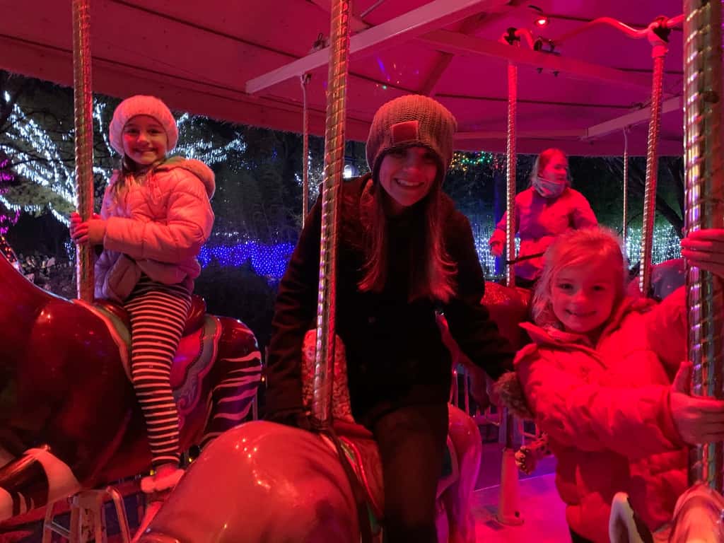 We had a great day with a fun tour of the Madeira fire station for Girl Scouts and a trip to the Festival of Lights!