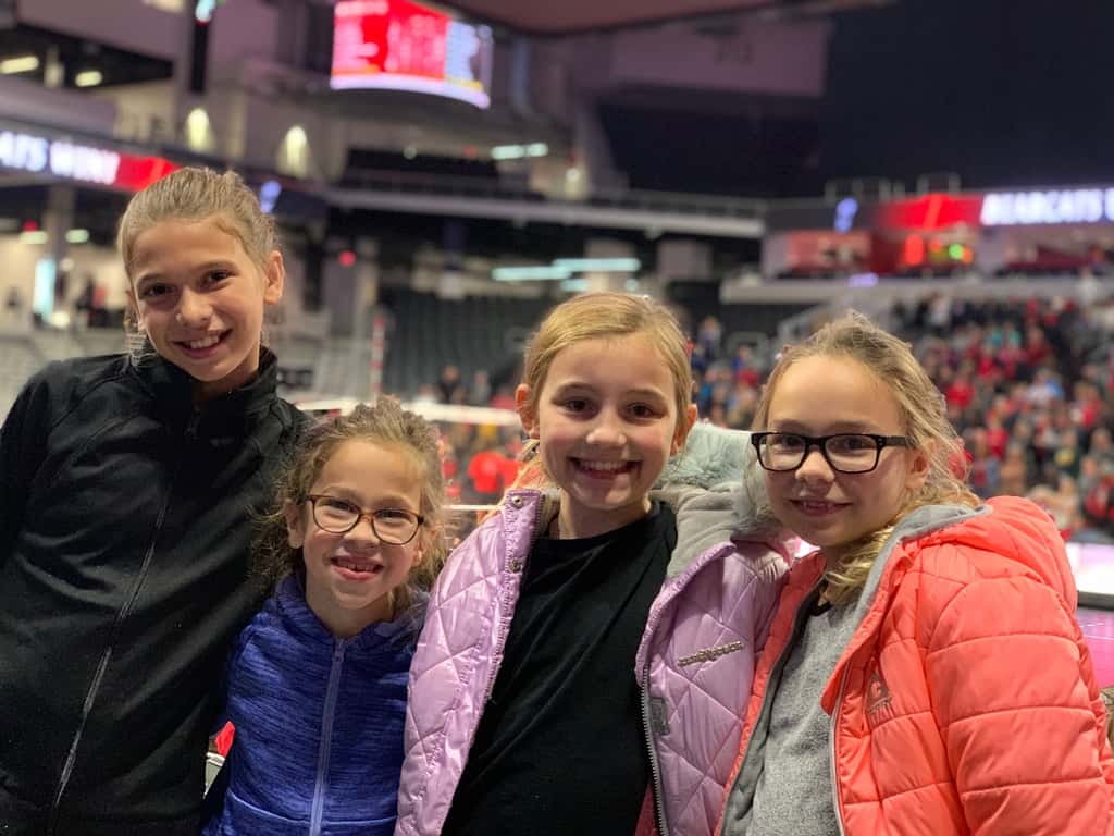 UC girls volleyball district championships - so much fun!