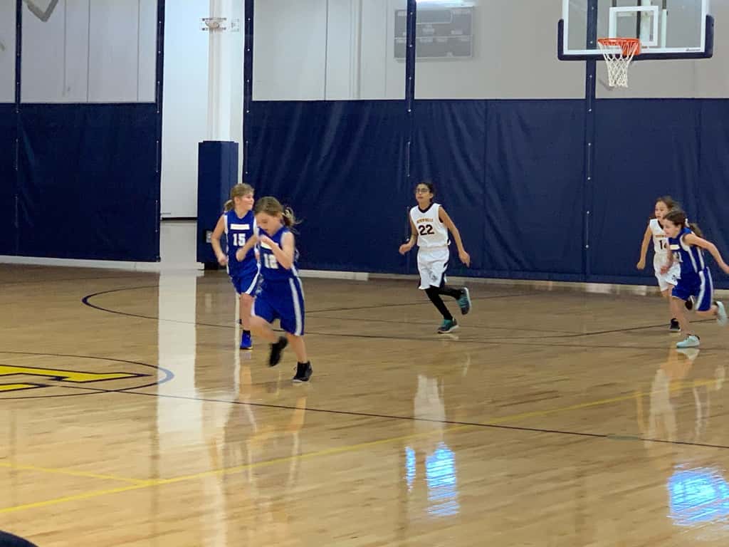 First basketball game win!