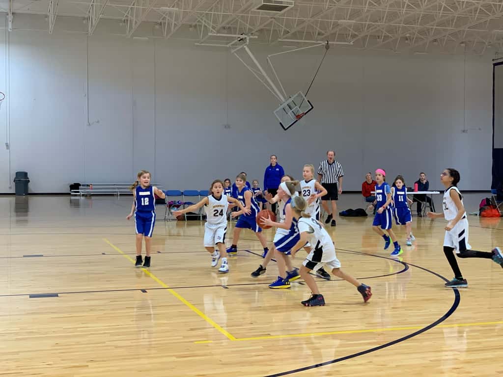 First basketball game win!