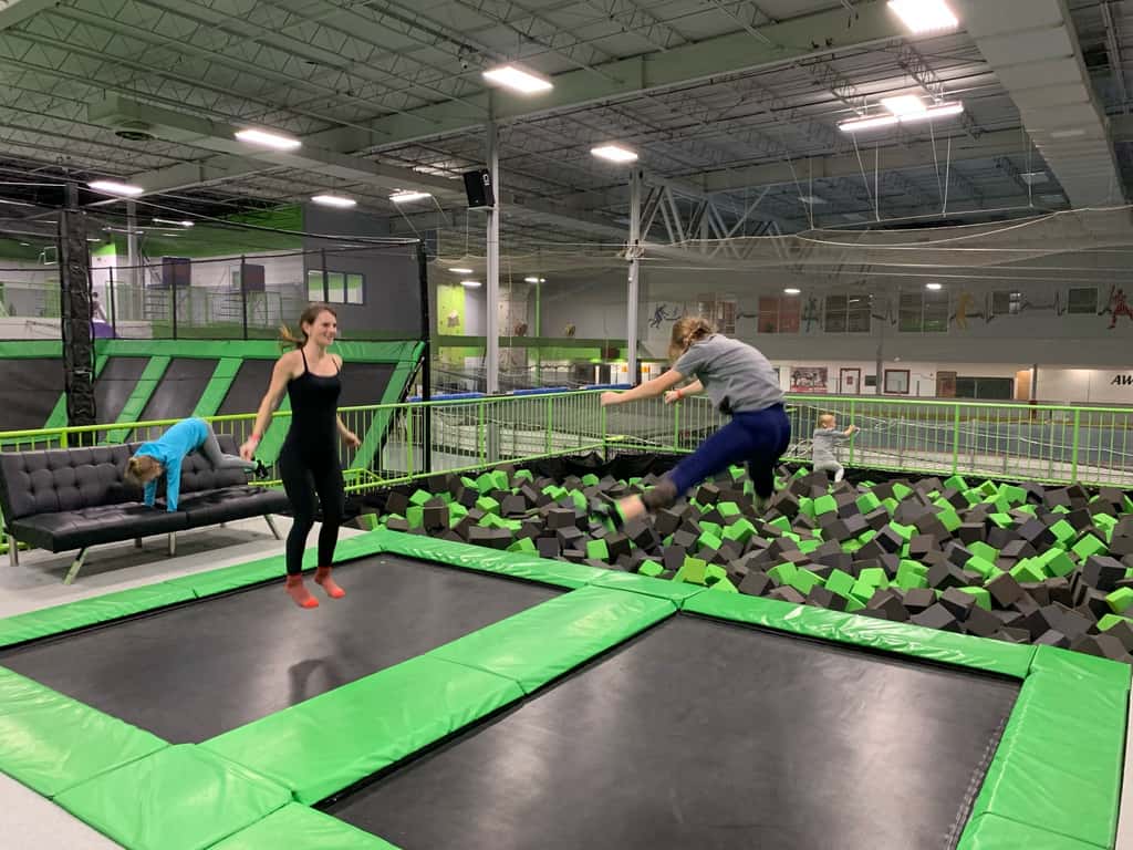 Em and Chris surprised the girls with a Christmas present to one of their favorite places.