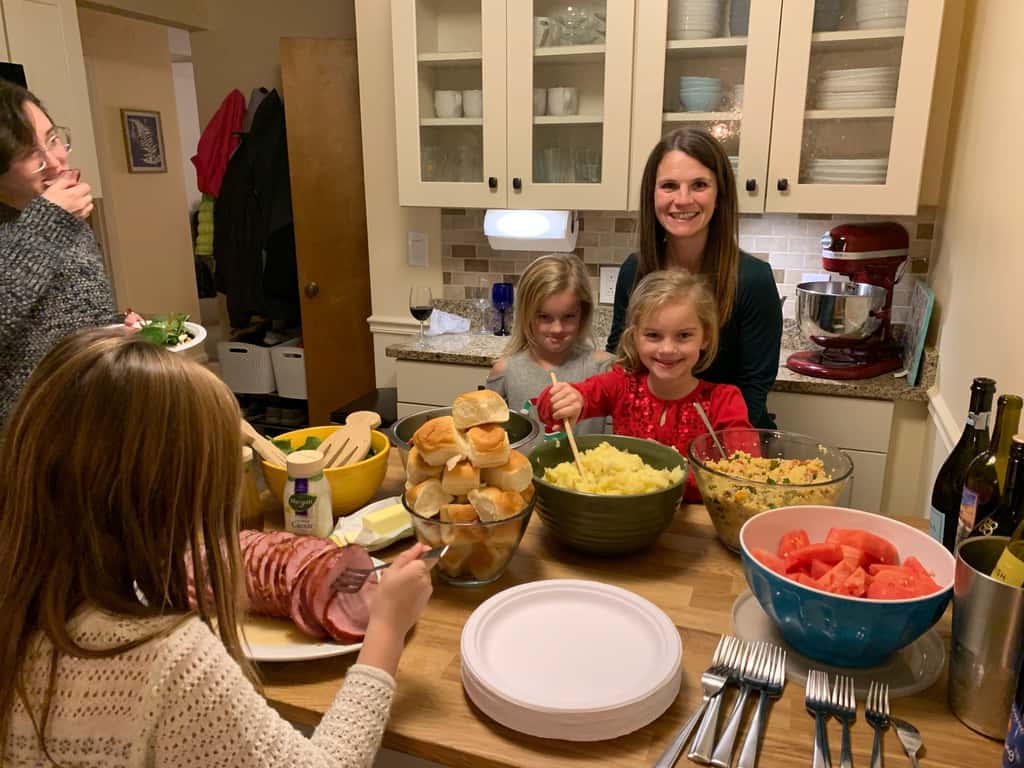 Christmas Eve: Abby’s new rules for the gift grab were a hit!