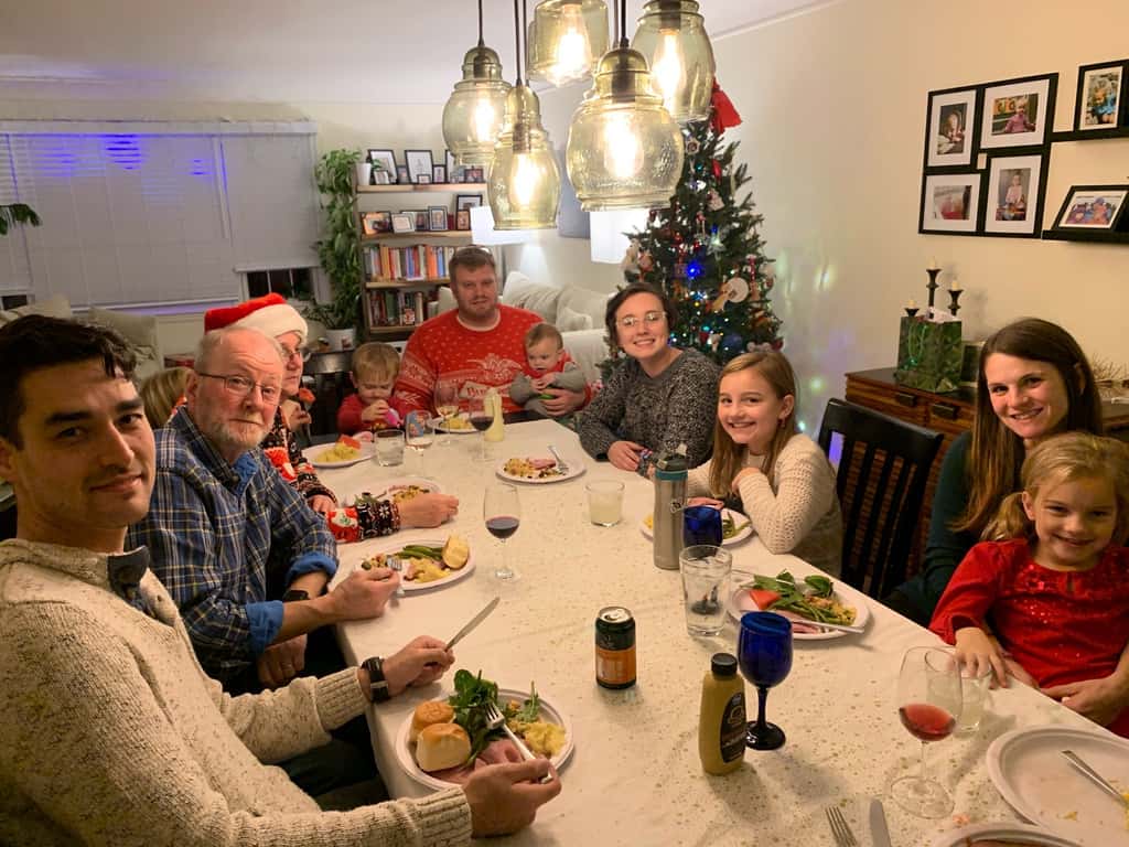 Christmas Eve: Abby’s new rules for the gift grab were a hit!