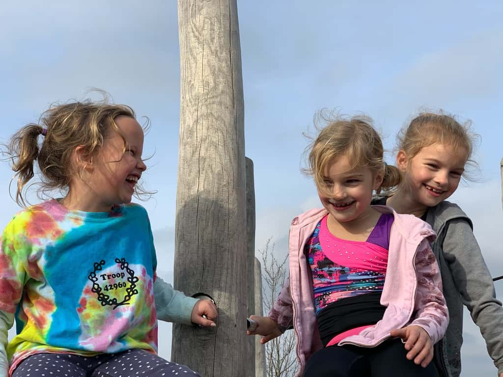 When it’s 60 degrees in December, you have a little Springtime fun.