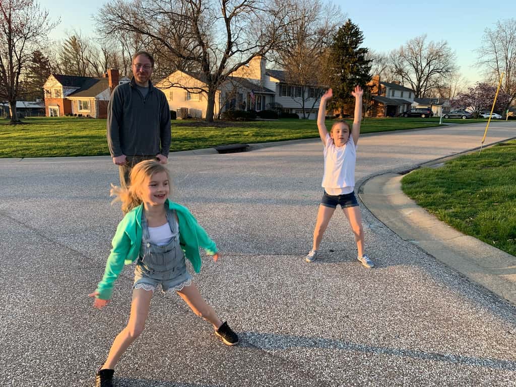 More hiking, cornhole games, soccer, trampoline jumping, walks, cooking, baking, making homemade ice cream, gardening, and creating “coronavirus lemonade stand” plans filled our past few days. Thank goodness for our nice weather!